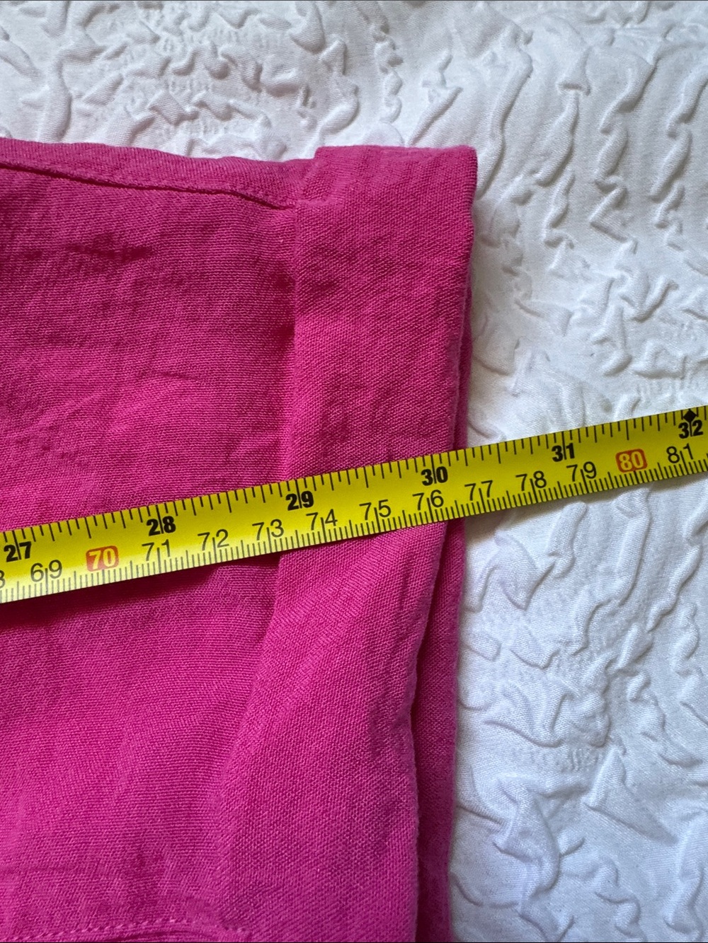 John Mark Fuchsia Button-Front Short Sleeve Shirt - Picture 6 of 10